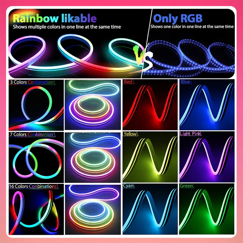 ZenDrop Neon LED Strip Lights